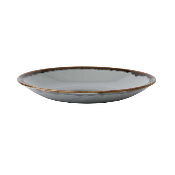 28.1cm Harvest Deep Coupe Plate Grey