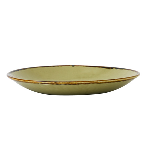 25.5cm Harvest Deep Coupe Plate Green