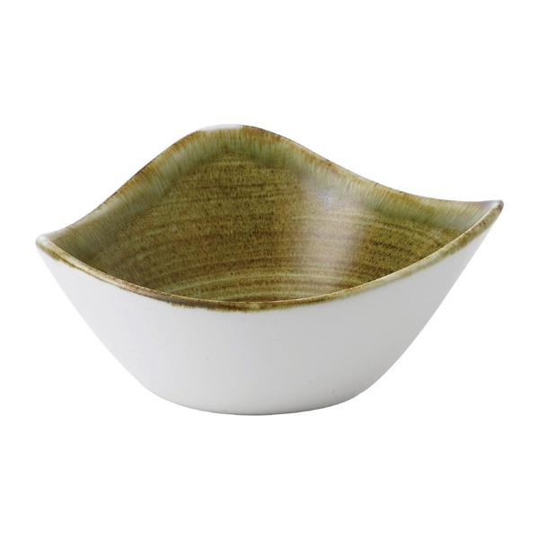 15.3cm Stonecast Plume Triangle Bowl