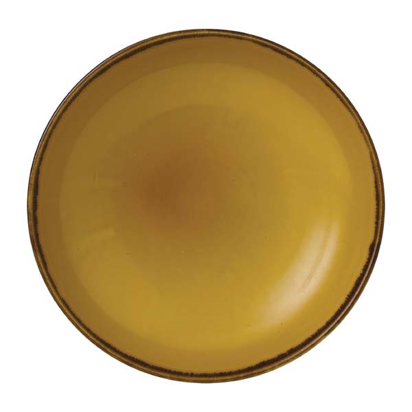 24.8cm Harvest Evolve Coupe Bowl Mustard