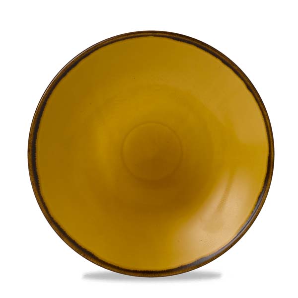 25.5cm Harvest Deep Coupe Bowl Mustard