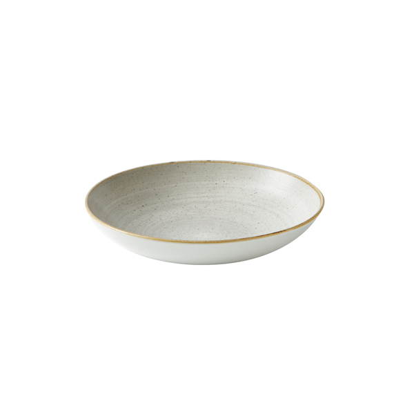 24.8cm Stonecast Raw Coupe Bowl Grey