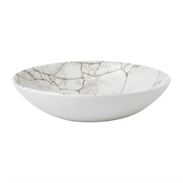 18.5cm Kintsugi Coupe Bowl Agate Grey