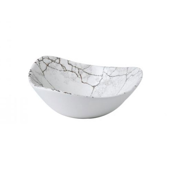 23.5cm Kintsugi Triangle Bowl Agate Grey