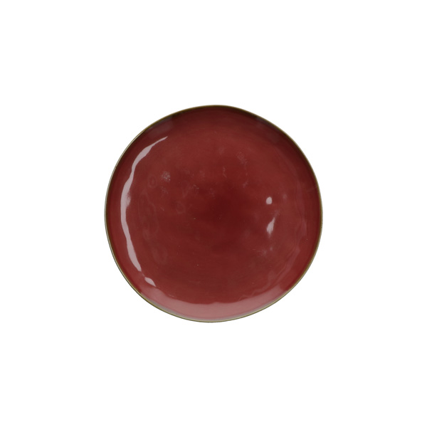 20cm Concerto Round Plate Red