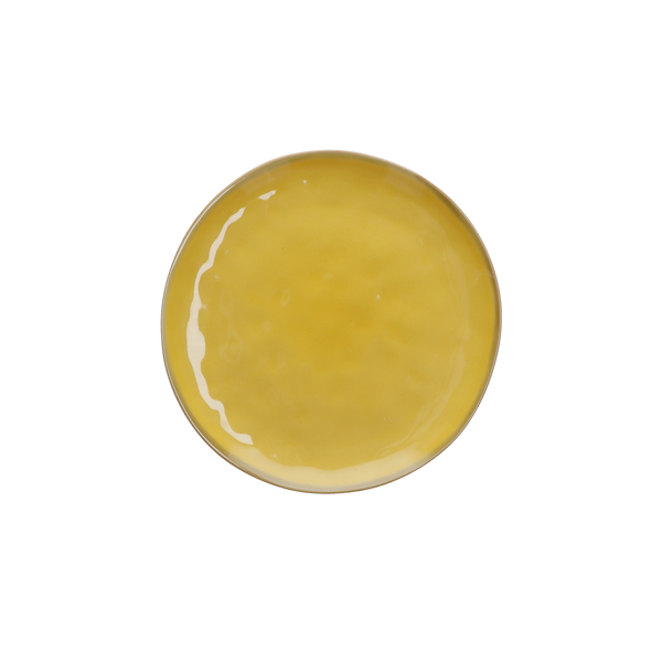 20cm Concerto Round Plate Yellow