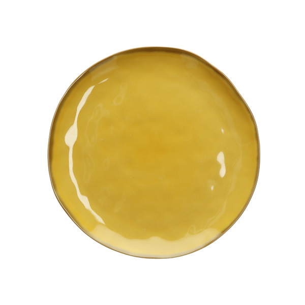 27cm Concerto Round Plate Yellow