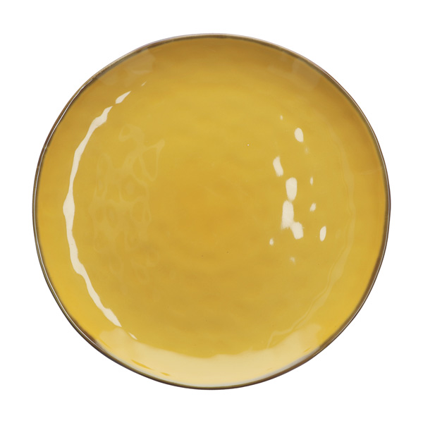 32cm Concerto Round Plate Yellow