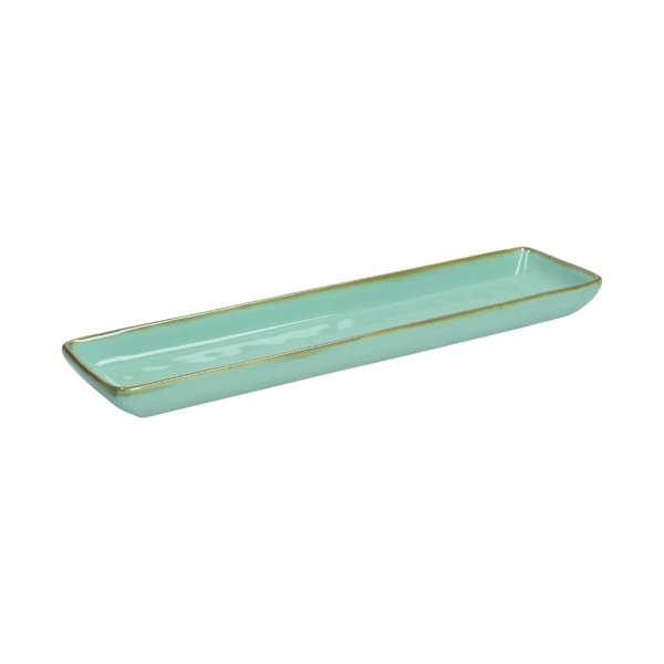 32x8cm Concerto Rectangular Plate Tiffany