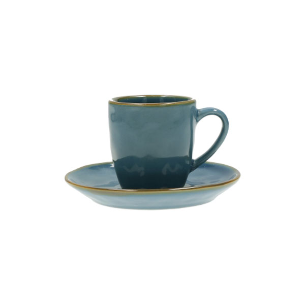 3oz Concerto Espresso Cup & Saucer Blue