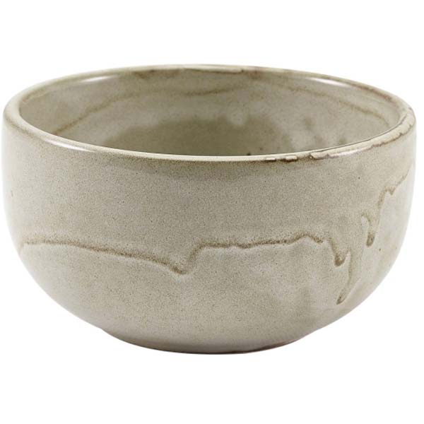 11.5cm Terra Porcelain Round Bowl Grey