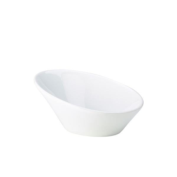 21cm Genware Porcelain Oval Slopping