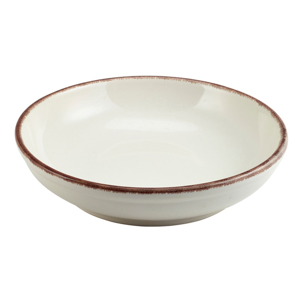 23x5cm Terra Stoneware Sereno Coupe Bowl