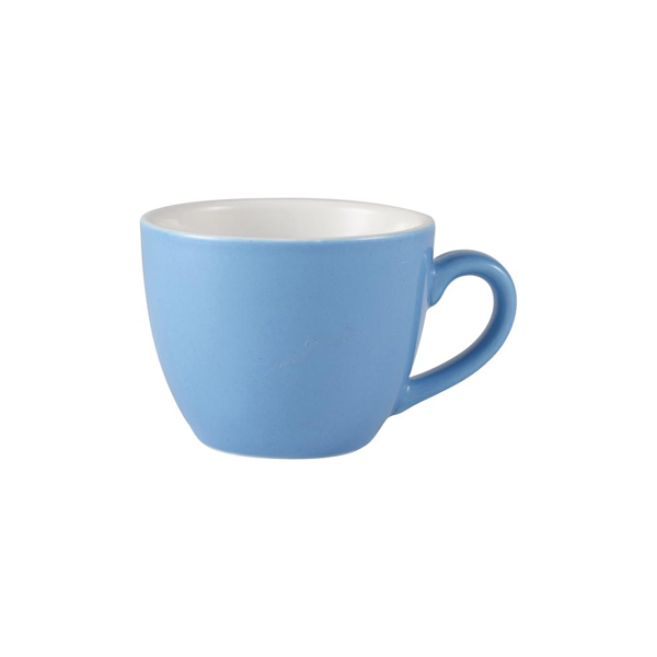 3oz Genware Porcelain Espresso Cup Blue