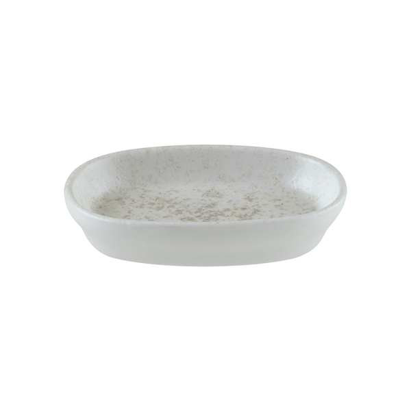 10cm Lunar Hygge Oval Dish White