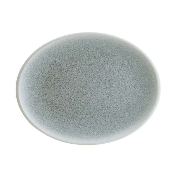 31x24cm Luca Moove Oval Plate Ocean