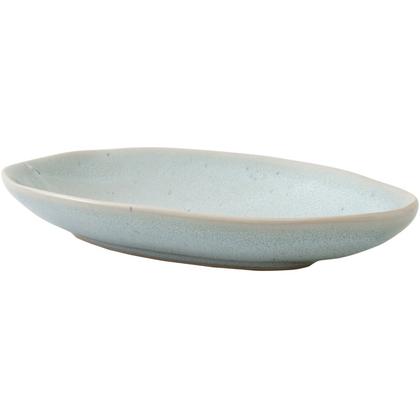 19x11cm Blends Irregular Oval Dish Frost