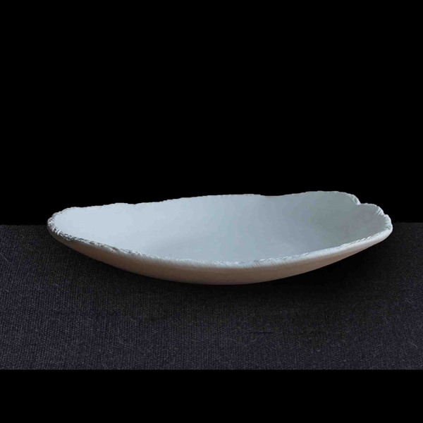 19x16cm Barley White Oyster Plate