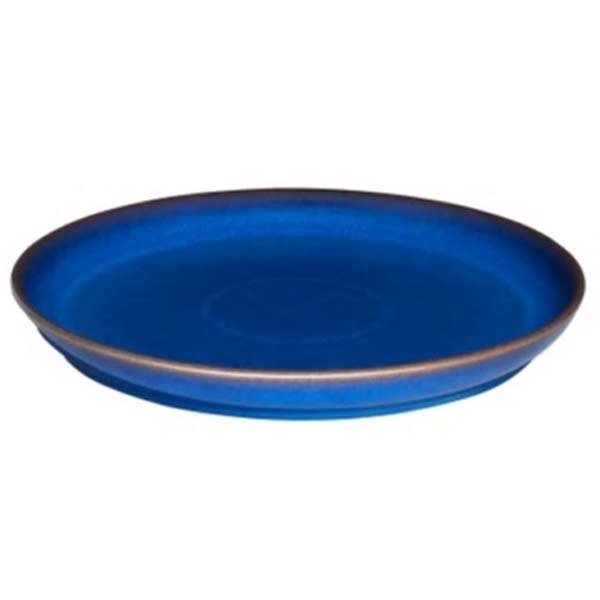 26cm Denby Coupe Plate Imperial Blue