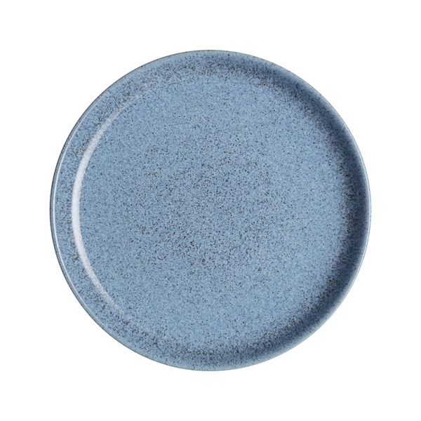 21cm Denby Studio Blue Coupe Plate Flint