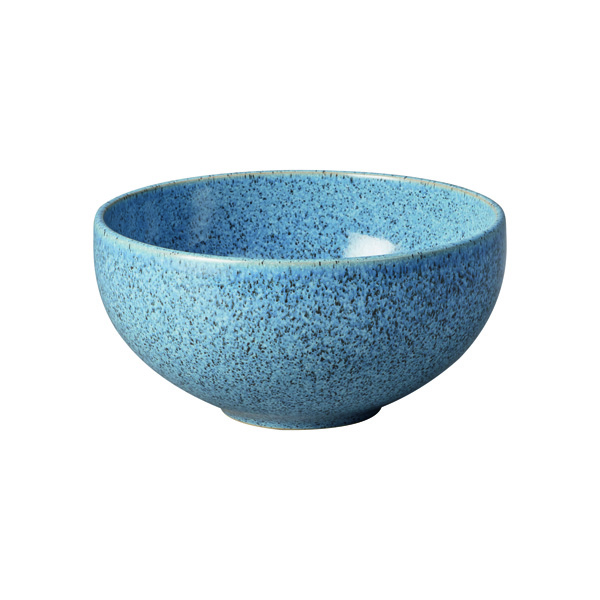 17.5cm Denby Studio Blue Noodle Bowl Flint