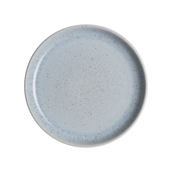 17cm Denby Studio Blue Coupe Plate Pebble