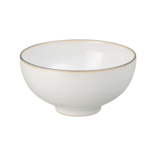 15cm Denby Studio Grey Rice Bowl White