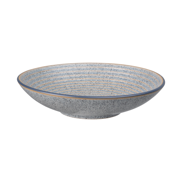 25.5cm Denby Studio Grey Ridged Bowl