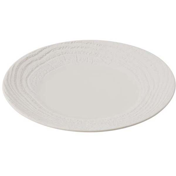 26.5cm Arborescence Flat Plate Ivory