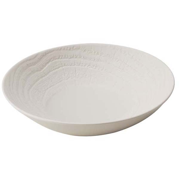 24cm Arborescence Deep Coupe Plate Ivory