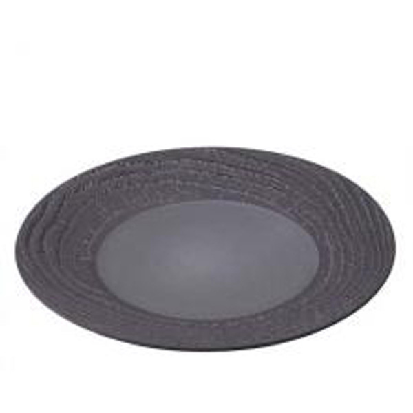 26.5cm Arborescence Flat Plate Liquorice