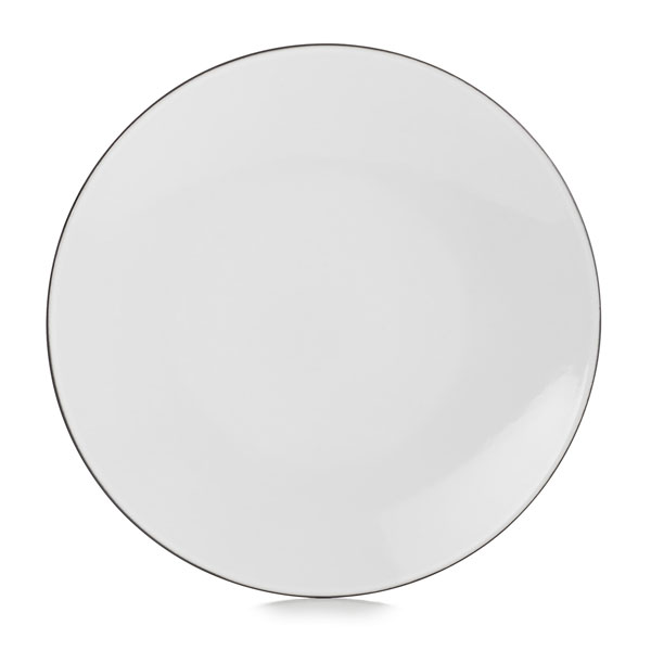 28cm Equinoxe Flat Plate Cumulus White