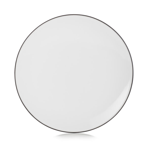 21.5cm Equinoxe Flat Plate Cumulus White