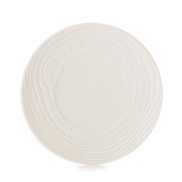 21.5cm Arborescence Flat Plate Ivory