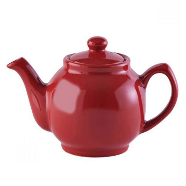 6 Cup Brights Teapot Red