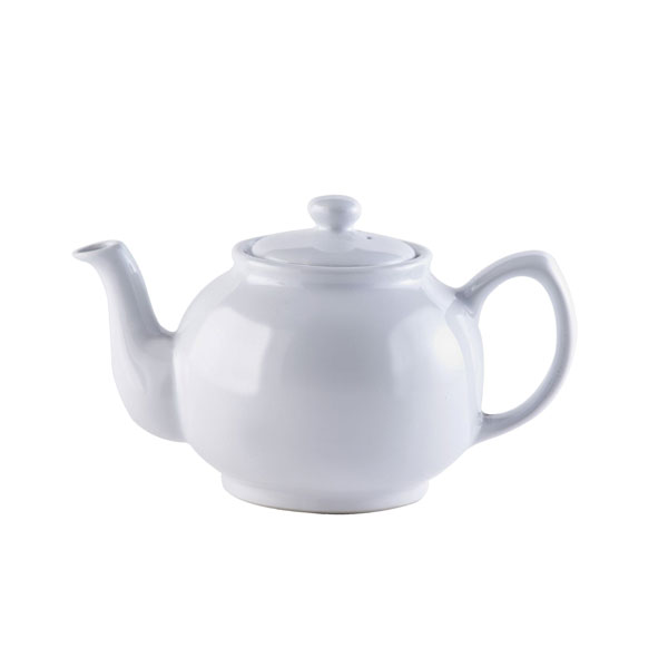 6 Cup Brights Teapot White