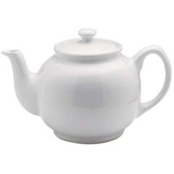 10 Cup Brights Teapot White