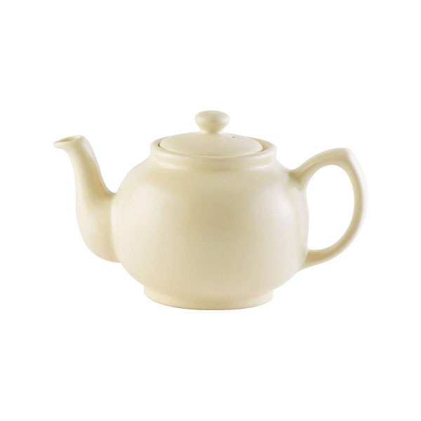 2 Cup Brights Teapot Cream Matt