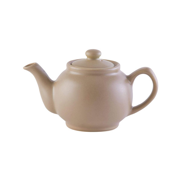 2 Cup Brights Teapot Taupe Matt