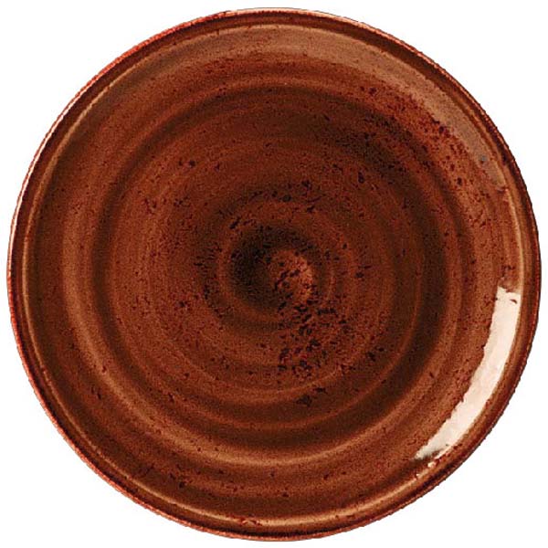 15.25cm Craft Coupe Plate Terracotta