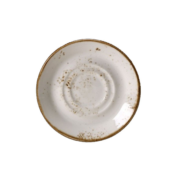 14.5cm Craft Double Well Saucer White