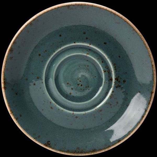 16.5cm Craft Double Well Saucer Blue