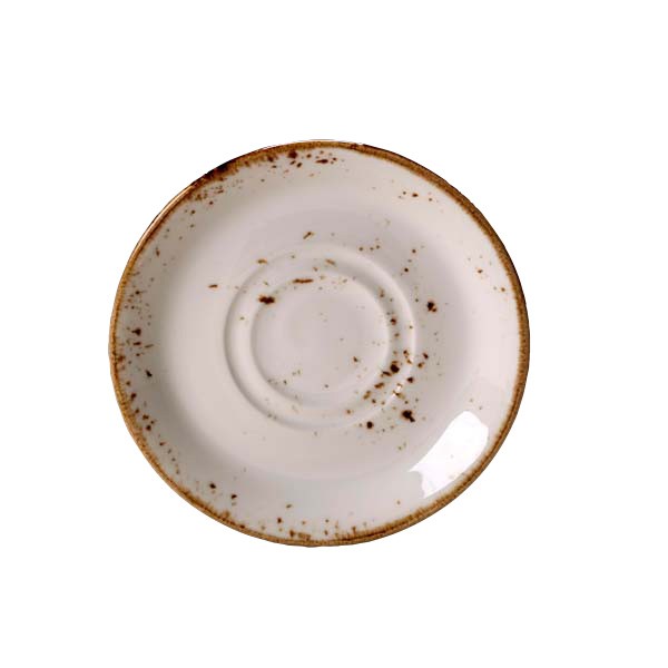 16.5cm Craft Double Well Saucer White