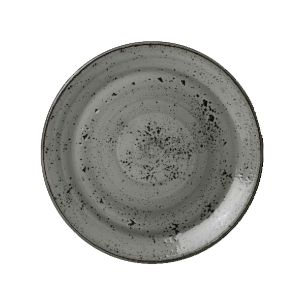 25.25cm Urban Coupe Plate Smoke