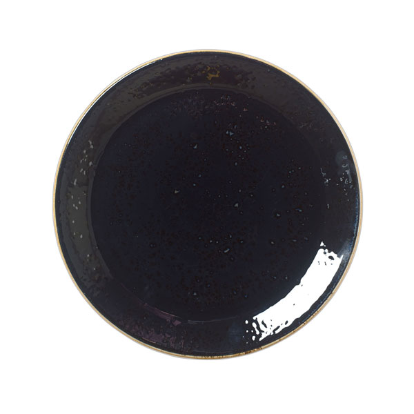 25.25cm Craft Coupe Plate Liquorice