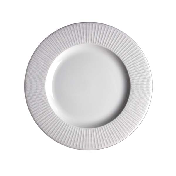 15.75cm Willow Mid Rim Plate White