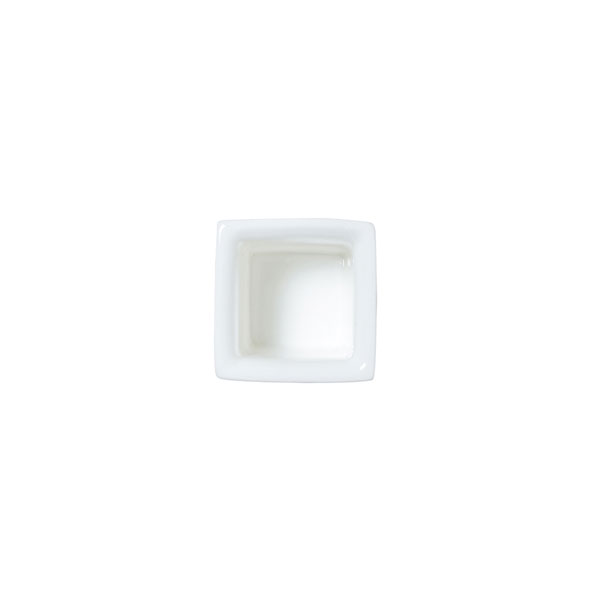 7cm Classic White Square Pot