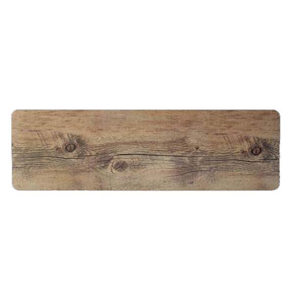 53x16.2cm Driftwood Melamine 2/4 Gn Flat