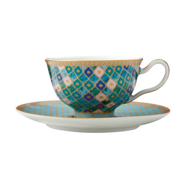 200ml Teas & C&#39;S Kasbah Cup & Saucer Mint