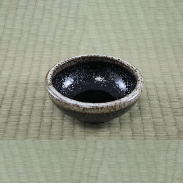 12.7x5cm Kosui Speckled Bowl Black